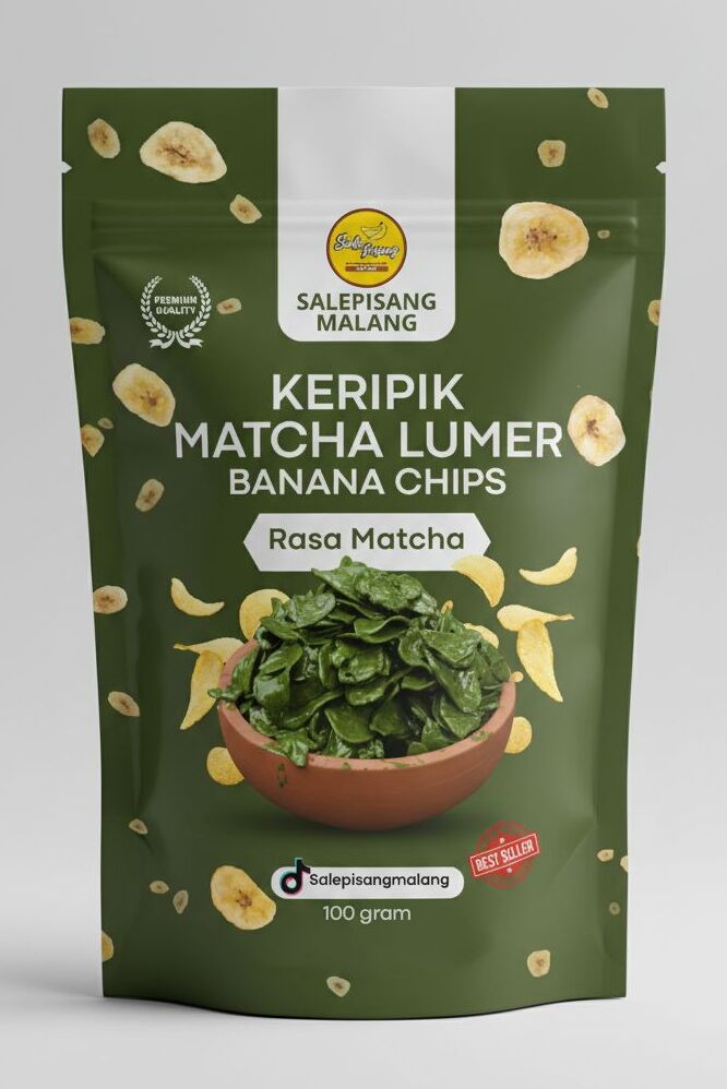 Sale Pisang Malang Produk Keripik Pisang Rasa Matcha