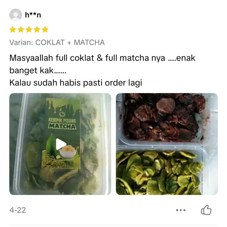 Testimoni Sale Pisang Malang